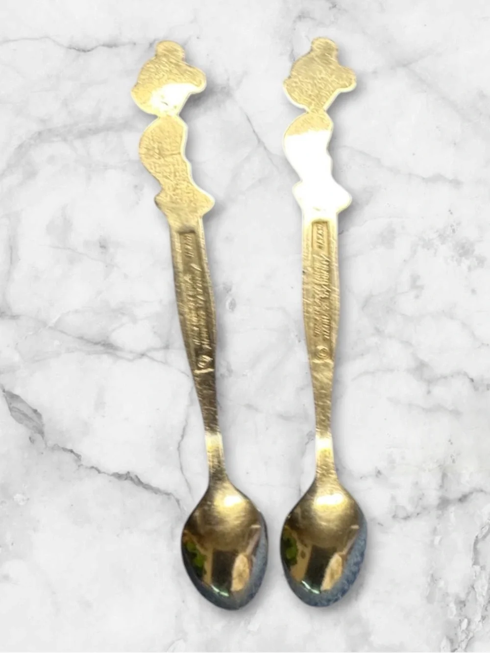 Walt Disney Productions Mickey Long Stainless Steel Child's Spoon By Bonny Japan